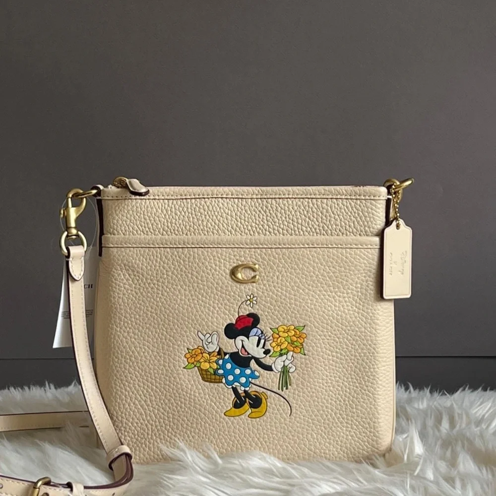 CH473 - Disney X Coach Kitt Messenger Crossbody in Regenerative Leather - Picture 1 of 12